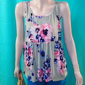 Floral style tank